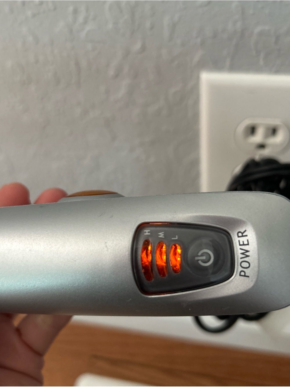 InStyler Original Rotating Hot Iron Brush 1.25" Barrel Silver Orange IS1001 - Picture 10 of 10
